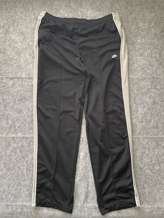 Nike Other - Vintage Nike‎ Track Pants Mens L Black Fleece Lined Ankle Zip Athletic Y2K